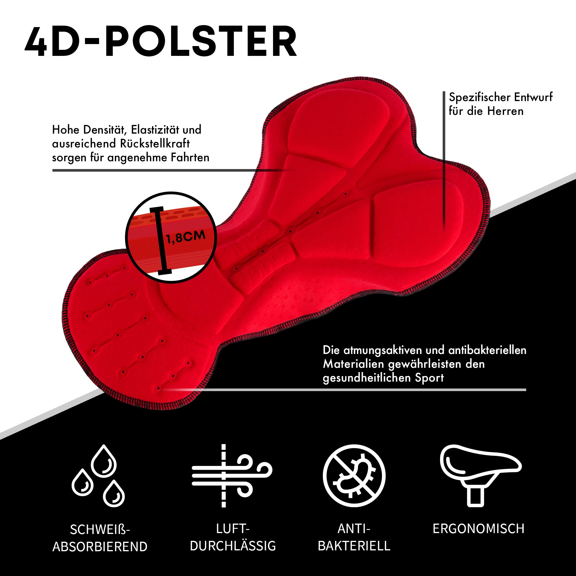 Performance Pants Fahrradhose - Für komfortables Radfahren