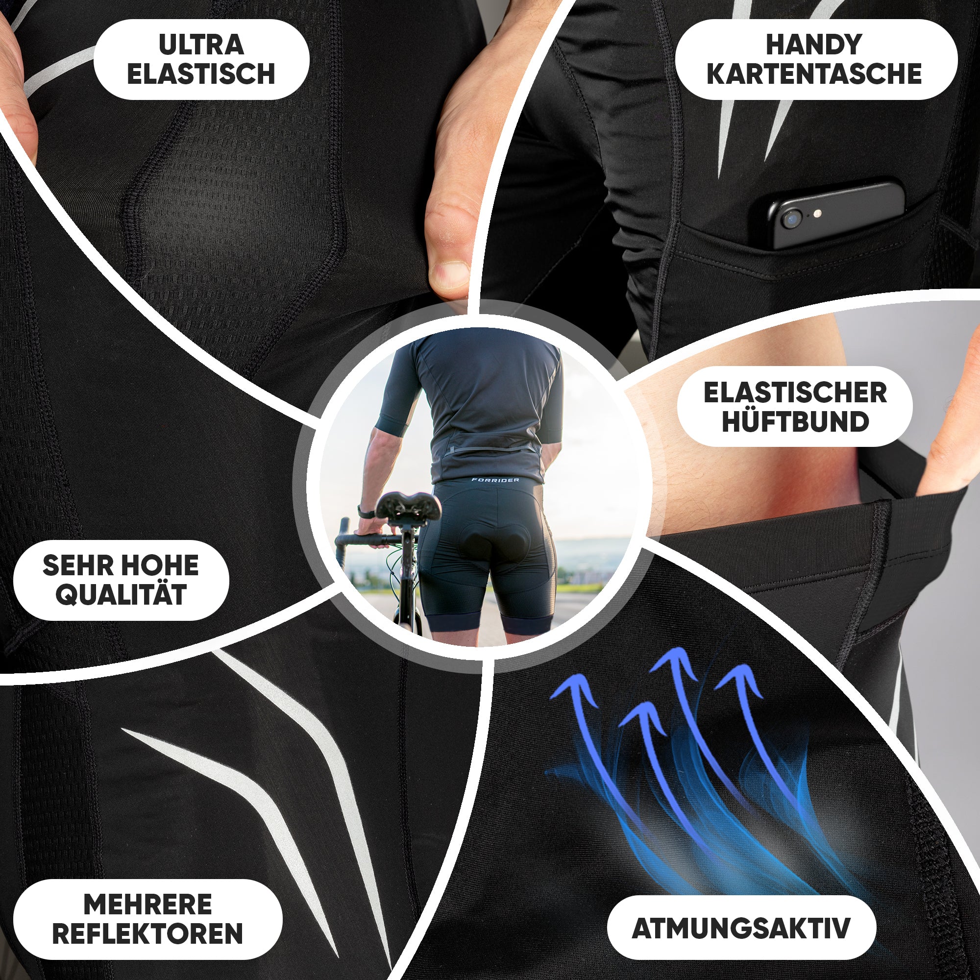 Performance Pants Fahrradhose - Für komfortables Radfahren