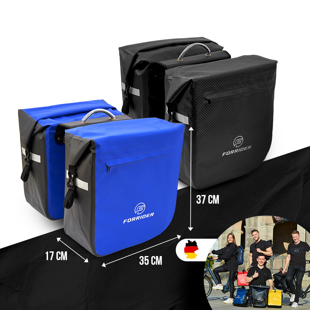 fahrradtaschen gepäckträger doppelt Forrider 2er Set Fahrradtaschen für Gepäckträ