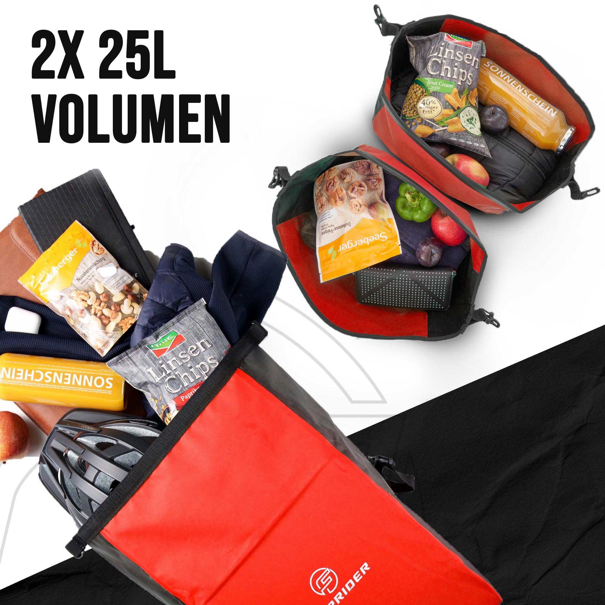 forrider fahrradtaschen Forrider Fahrradtaschen für Gepäckträger Wass