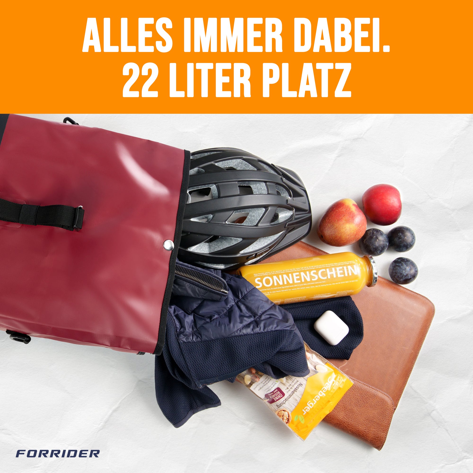 Basic Two Color Gepäckträgertasche – Forrider