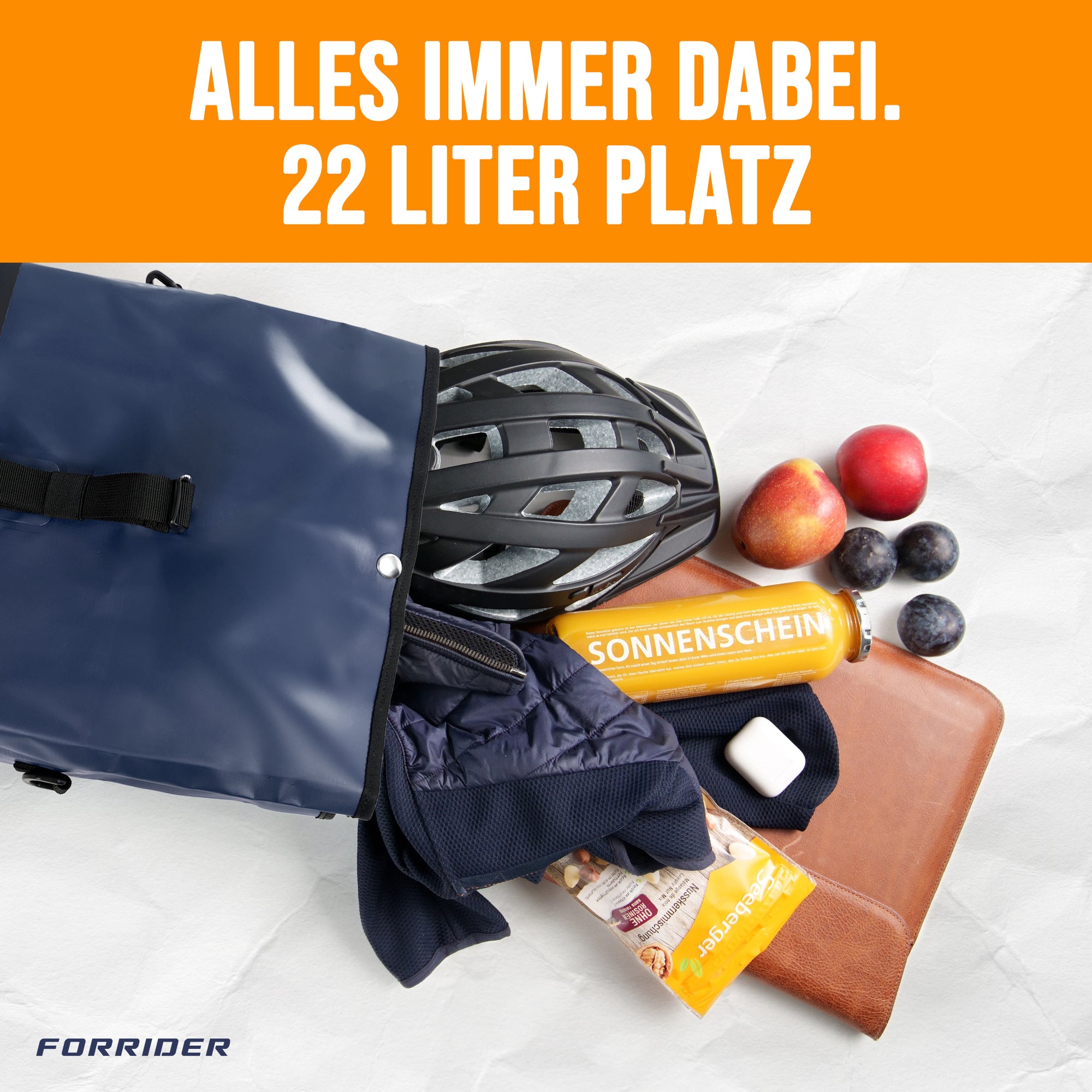 designer fahrradtasche Basic Two Color Gepäckträgertasche – Forrider