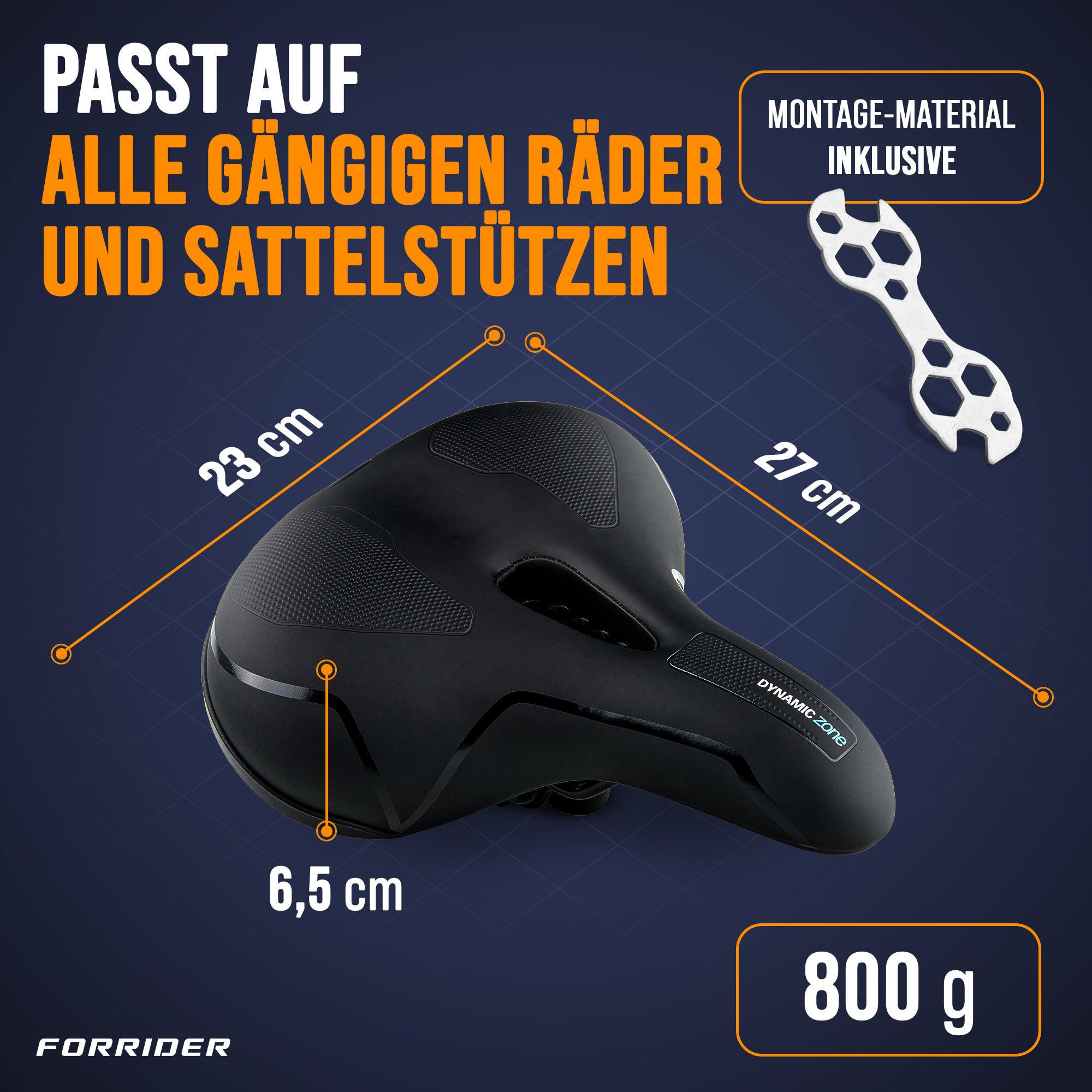 City Fahrradsattel Forrider City Fahrradsattel Forrider