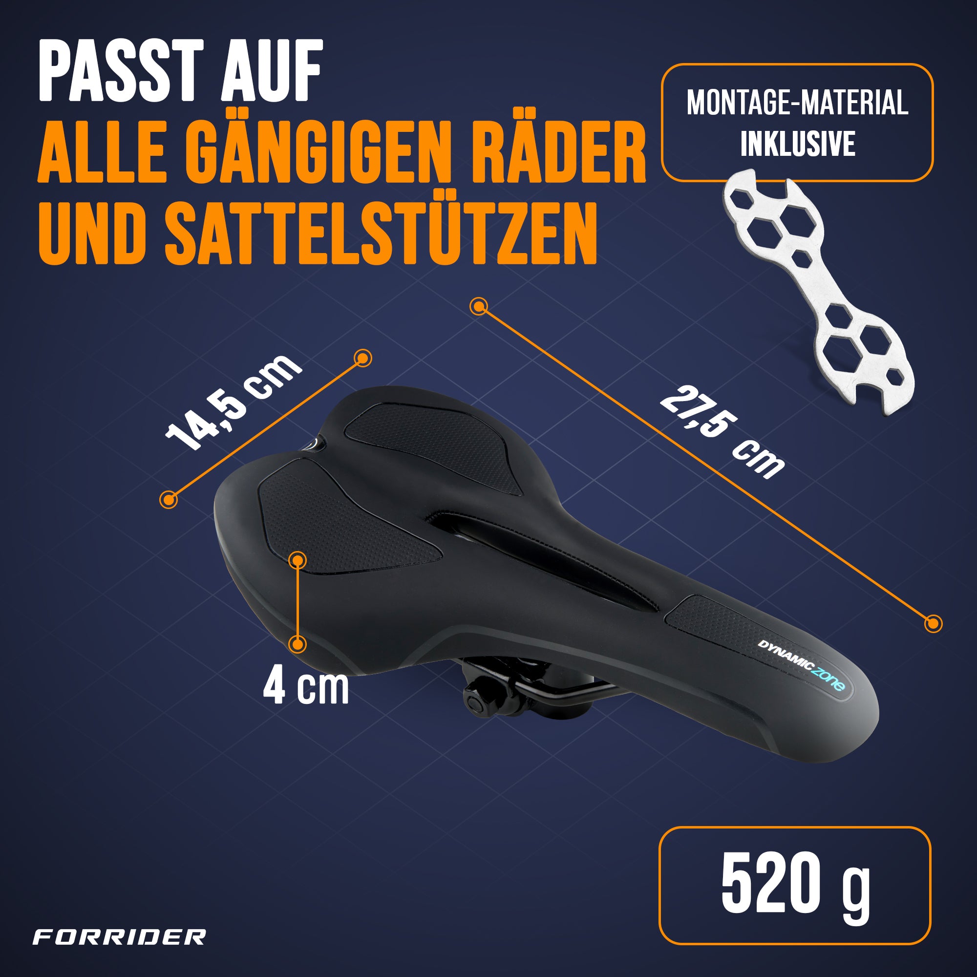 fahrradsattel elektrisch verstellbar Racing Fahrradsattel – Forrider